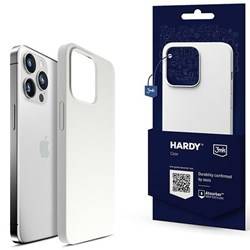3MK Hardy Case iPhone 13 Pro Max Srebrno-Biały/Magsafe