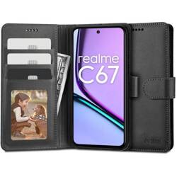 Etui Tech-Protect Wallet Black Do Realme C67 4G / LTE