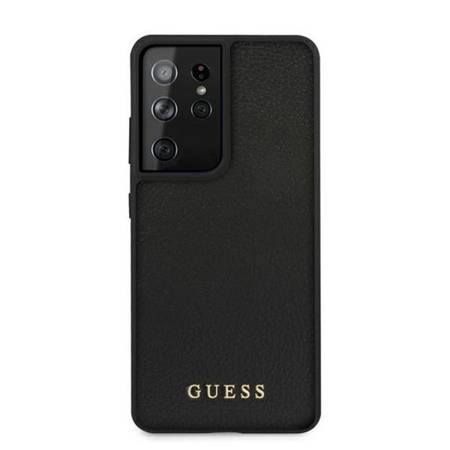 Etui Guess Iridescent - Samsung Galaxy S21 Ultra (Czarny)