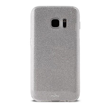 Etui PURO Glitter do Samsung Galaxy S8 Plus błyszczące srebrne