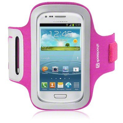 Etui Sportowe Shocksock Samsung I8190 Galaxy S3 Mini - Różowy