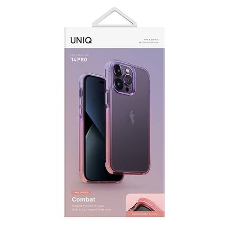 Etui UNIQ Combat Lavender-Pink Do iPhone 14 Pro