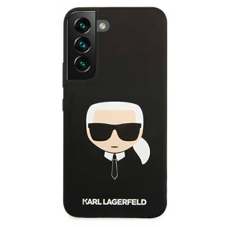 Karl Lagerfeld Silicone Karl`S Head - Etui Samsung Galaxy S22 (Czarny)