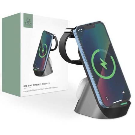 Ładowarka Tech-Protect H18 3In1 Wireless Charger