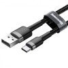 Baseus USB Kabel - Cafule Typ C 3M 2A Czarno-Szary