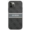 Etui Guess 4G Stripe Collection Do iPhone 11 Szary
