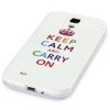 Etui Silikonowe Call Candy Do Samsung I9500 Galaxy S4 - Keep Calm