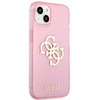 Guess Glitter 4G Big Logo - Etui iPhone 13 Mini (Różowy)